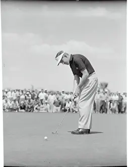 Gene Littler Playing Golf