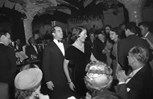 Copacabana Prints: Gene Tierney and Prince Aly Khan at Copacabana Nightclub