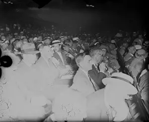 Retiree Prints: Gene Tunney In Audience Watching Fight