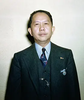 General Carlos P. Romulo Posing in Uniform