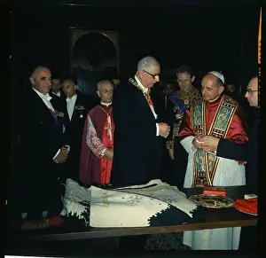 General Charles de Gaulle with Pope Paul VI