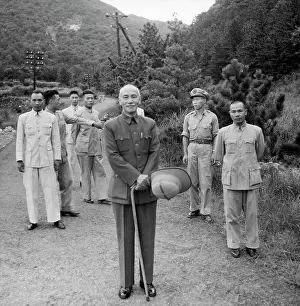 General Prints: General Chiang Kai-shek with Bodyguards