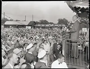 Nebraska Prints: General Eisenhower Campaign Train