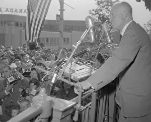 Silver Spring Prints: General Eisenhower Giving Campaign Speech
