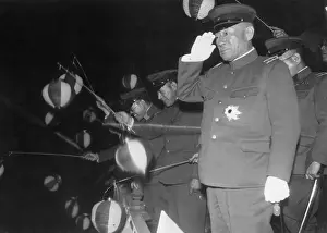 General Hajime Sugiyama Saluting