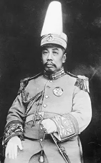 General Hu Han-Min Holding Sword