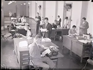 Clerk Prints: General Hugh Johnson's Office