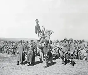 Discipline Prints: General Inspecting Italian Soldiers