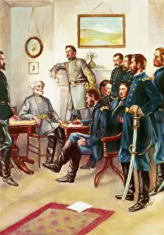 General Lee Surrendering at Appomattox
