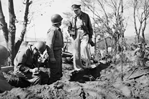 General MacArthur at Communication Post