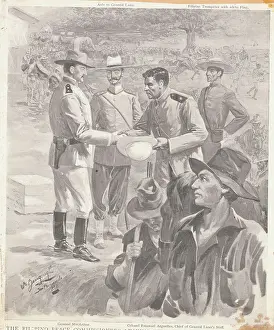 General MacArthur Meeting with Emanuel Arguelles