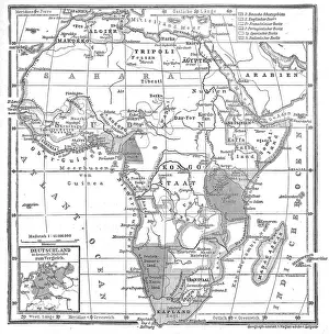 General map of the European colonies in Africa