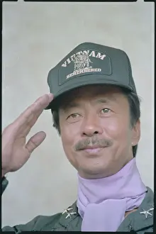 General Nguyen Cao Ky Saluting
