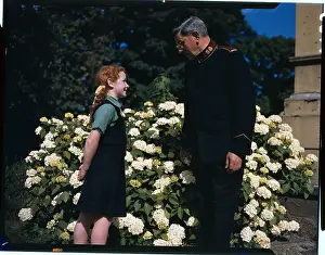 General Orsborn at a London Orphanage