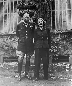 General Patton And Marlene Dietrich