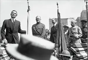 John J Prints: General Pershing with Colleagues