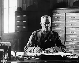 General Pershing at His Desk