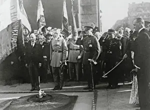 Pershing Prints: General Pershing Honoring Dead