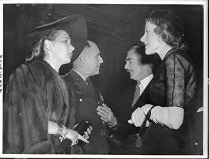 General Ridgeway and Others Attending Elysee Reception