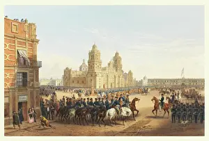 Mexican American Prints: General Scott's entrance into Mexico