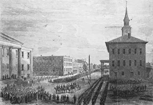 Intimidation Prints: General Sherman's Army in Savannah, Georgia