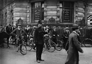 General Strike 3rd to 12 May, 1926 Gallery: General Strike Bicycle Traffic