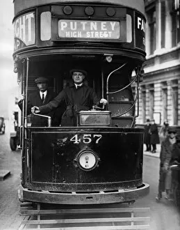 General Strike 3rd to 12 May, 1926 Gallery: General Strike Tram Novice