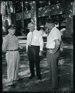 Little Rock Prints: General Talking to School Principal