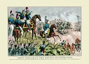 Mexican American Prints: General Taylor at Buena Vista