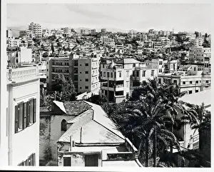 Beirut Prints: General View Of Beirut In 1956