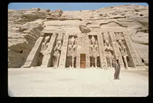 Abu Simbel Prints: General View of the Hathor Temple