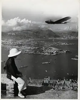 Foreground Prints: General View Of Hong Kong Harbor