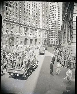 City Hall Prints: General View Of Parade Up Broadway