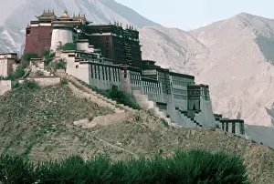 Lhasa Prints: General View of Potal Palace
