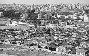 Beirut Prints: General View Refugee Camp In Beirut