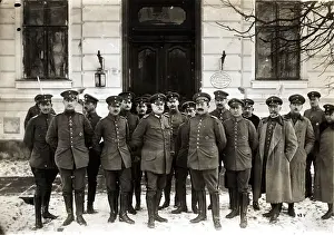 Staff Prints: General Von Eichhorn With His Staff
