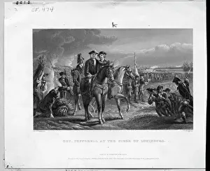 General William Pepperall At Louisburg