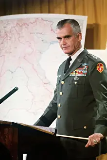 General William Westmoreland at Press Conference