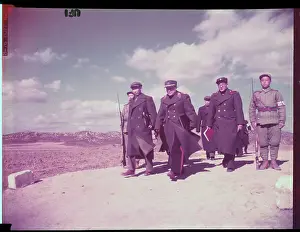 Generals Leaving after Korean War Truce Talks
