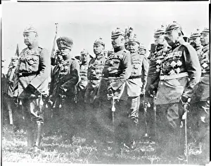 Generals Reviewing Troops