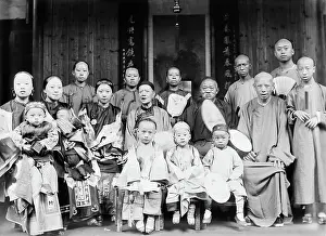 Generations Prints: Three Generations of Chinese Family