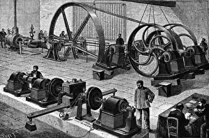 Dynamo Prints: Generators And Workers Power Station