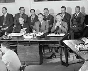 Geneva Prints: Geneva Conference Members in Session