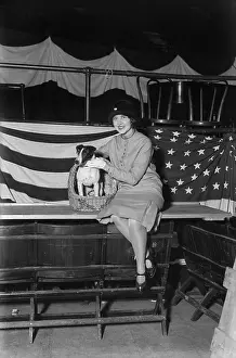 Genevieve Tobin with Dog at Kennel Club Show