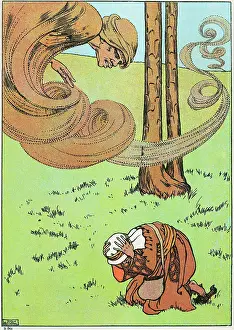 Magic Prints: Genie Appearing Before a Merchant