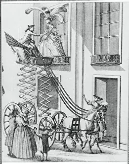 Gentleman Being Elevated to be with Lady