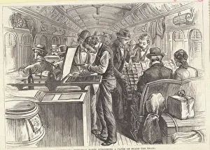 Printing Prints: Gentleman Preparing Newspaper