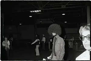Hipster Prints: Gentleman Wearing a Large Afro
