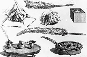 Copper Prints: Gentleman Writing at His Desk