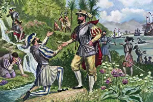 Paradise Prints: Genview Ponce De Leon at the Fountain of Youth